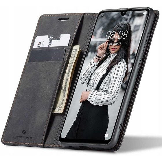 Spacecase Wallet Huawei P30 Lite black - (5903943225132)