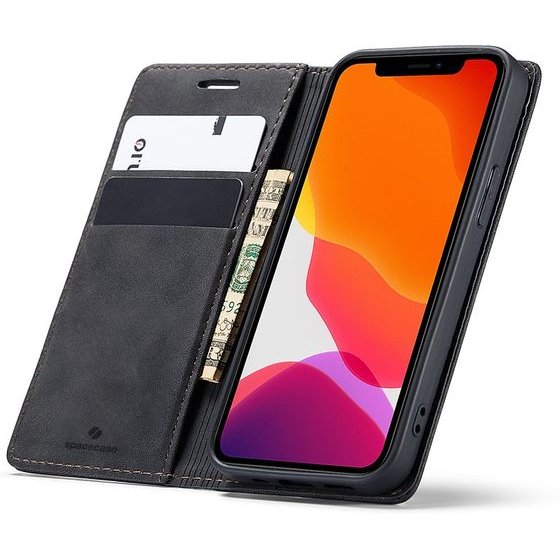 Spacecase Wallet iPhone 12 Mini black - (5903943207749)