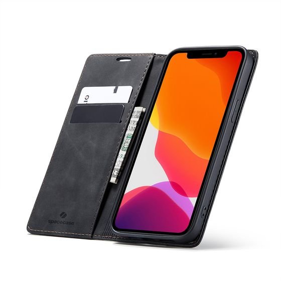 Spacecase Wallet iPhone 12 Pro Max black - (5903943207787)
