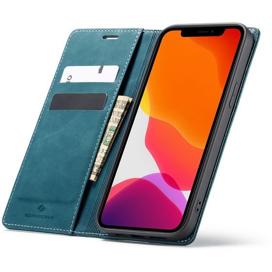Spacecase Wallet iPhone 12 Pro Max blue - (5903943207800)