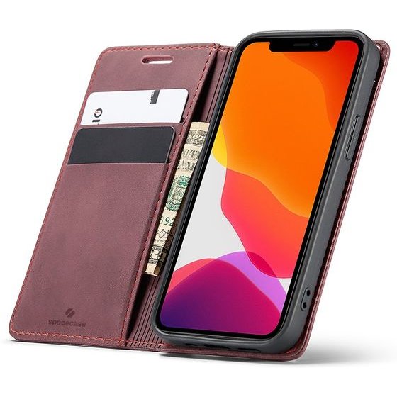Spacecase Wallet iPhone 12 Pro Max red - (5903943207817)