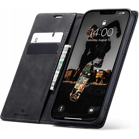 Spacecase Wallet iPhone 13 Pro Max black - (5903943236077)