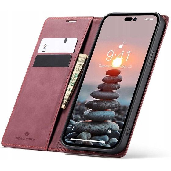 Spacecase Wallet iPhone 14 Pro Max red - (5905123427404)