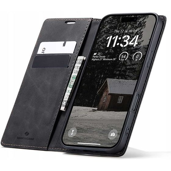 Spacecase Wallet iPhone 17 Air black - (5905719132309)