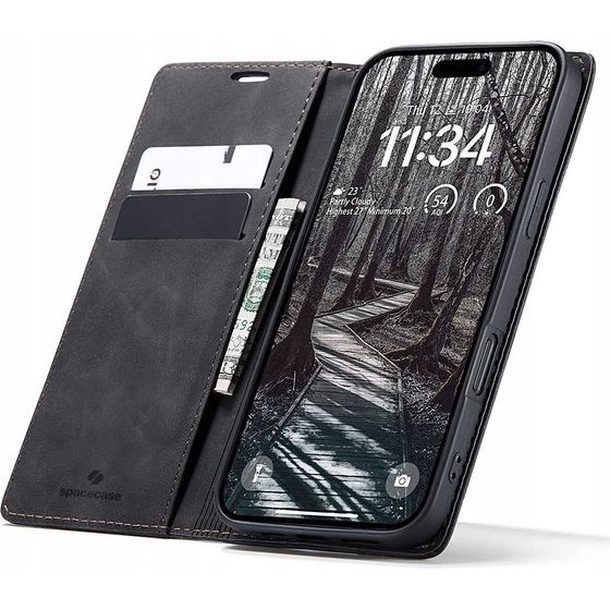 Spacecase Wallet iPhone 17 Pro Max black - (5905719132323)