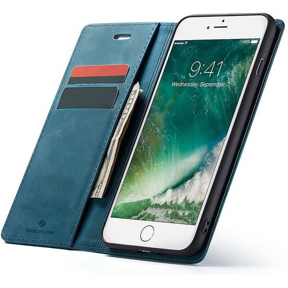 Spacecase Wallet iPhone 6/6s Plus blue - (5903943225262)