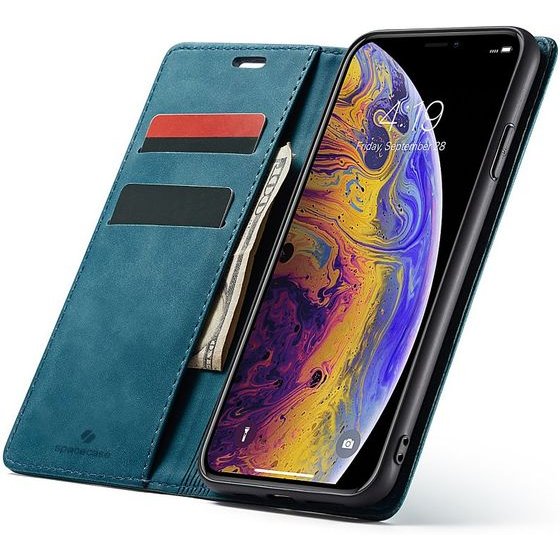 Spacecase Wallet iPhone X/Xs blue - (5903943225316)