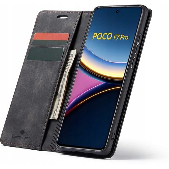 Spacecase Wallet Poco F7 Pro black - (5905719119225)