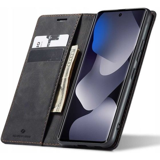 Spacecase Wallet POCO M8/RM Note 15 4G/5G black - (5905719138998)
