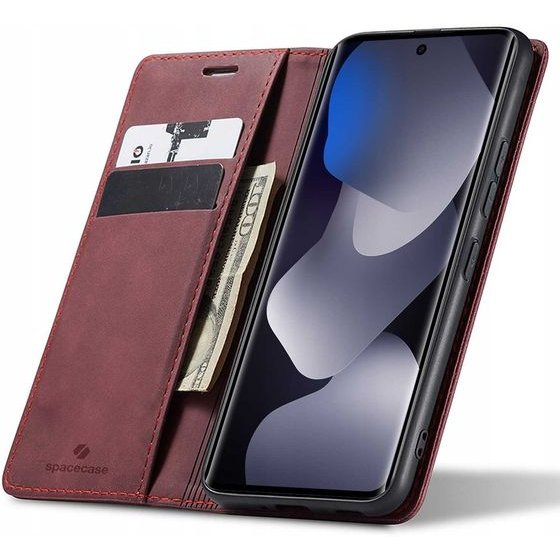 Spacecase Wallet POCO M8/RM Note 15 4G/5G red - (5905719139018)