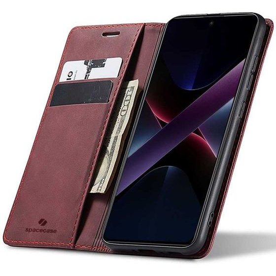 Spacecase Wallet Poco X7 Pro 5G red - (5905719118617)