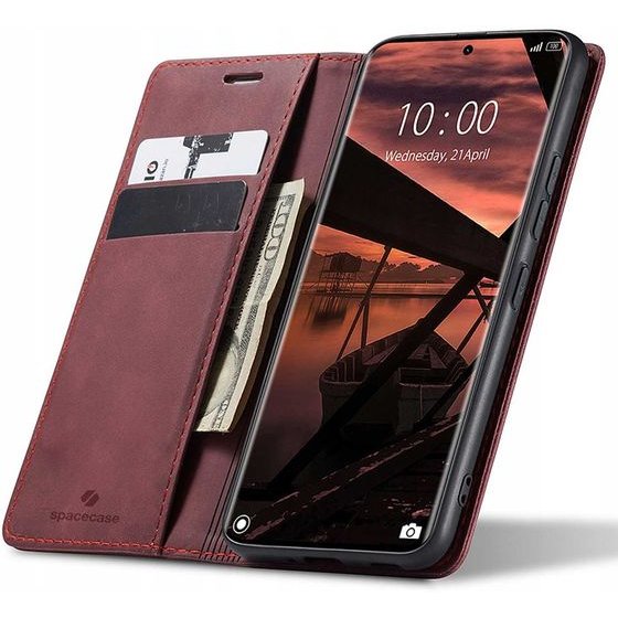 Spacecase Wallet Poco X7/RM Note 14 Pro/Pro+ 5G red - (5905719118587)