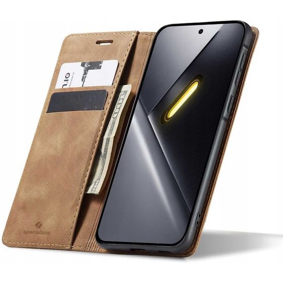Spacecase Wallet Poco X8 Pro Max light brown - (5905719141172)