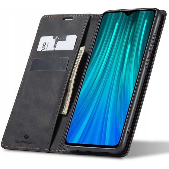 Spacecase Wallet Redmi Note 8 Pro black - (5903943200887)