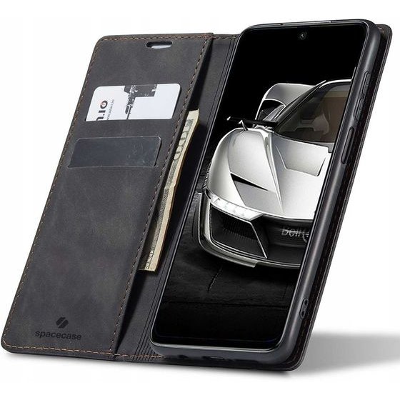 Spacecase Wallet Redmi Note 9S/9 Pro black - (5903943200924)
