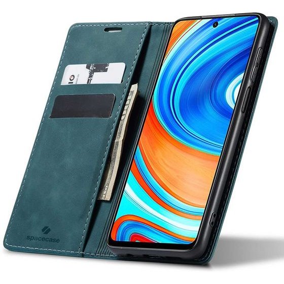 Spacecase Wallet Redmi Note 9S/9 Pro blue - (5903943200955)