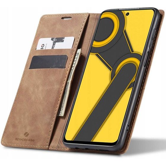 Spacecase Wallet Redmi Note 9S/9 Pro light brown - (5903943200931)