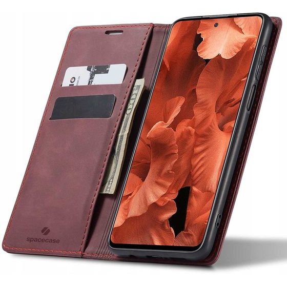 Spacecase Wallet Redmi Note 9S/9 Pro red - (5903943200948)