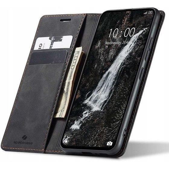 Spacecase Wallet Xiaomi Redmi Note 14 5G / POCO M7 Pro 5G black - (5905719117054)