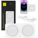 Spacecase Wireless Dual Charger MagCharge WM3W white - (5905719110345)