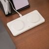 Spacecase Wireless Dual Charger MagCharge WM3W white - (5905719110345)