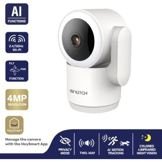 iSnatch Heycam Pro 4 Ai - Ptz Smart Dual Band 4mp Indoor Wifi ������
