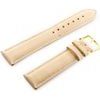 Pacific W83L Leather Watch Strap - Beige - 20mm - (W83L GOLD)
