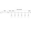 Forever Light Led String Lights 230V FLM-200 7,2m 10 Filament Bulbs E27 S14