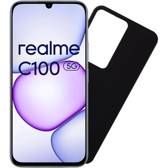 Volte-Tel Silicon Tpu ���� Realme C100 5G 6.8in Camera Guard BLACK - (5205308423383)