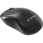 Gembird Dual-Mode Wireless Mouse (2.4G + BT), 1600 DPI, 4-button, Black - (MUSW2-4B-01)