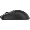 Gembird Dual-Mode Wireless Mouse (2.4G + BT), 1600 DPI, 7-button, Black - (MUSW2-7B-01)