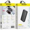 Awei Powerbank 20000mAh 2xUSB-A/USB-C Black - (P6K Pro)
