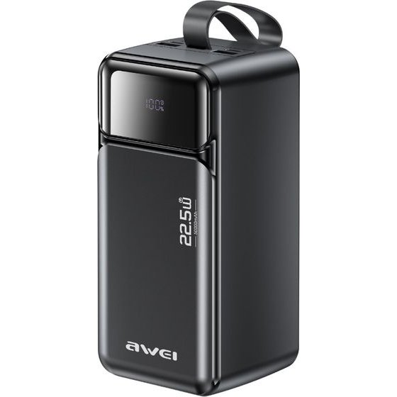 Awei Powerbank 50000mAh 22,5W Pd 3xUSB-C Black - (PA-106)