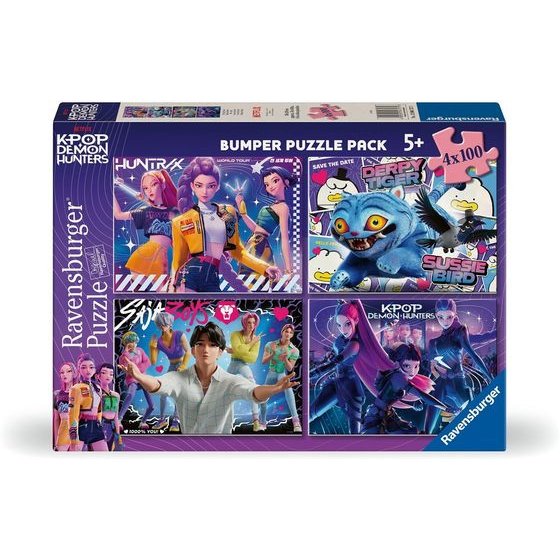 Ravensburger Puzzle: K-Pop Demon Hunters - 4x100pCs (12004757)