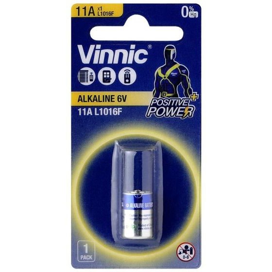Vinnic ��������� ��������� ������������� 11A/MN11/L1016F 6V Alkaline 1/BLISTER