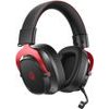 QCY Heroad VT200 Pro Tri-Mode Red Wired/Wireless/Bt Gaming Headset 53mm Metal Headband PS4/PS5/Pc - (QCY-H8GM Tri Red)