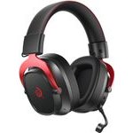 QCY Heroad VT200 Pro Tri-Mode Red Wired/Wireless/Bt Gaming Headset 53mm Metal Headband PS4/PS5/Pc - (QCY-H8GM Tri Red)