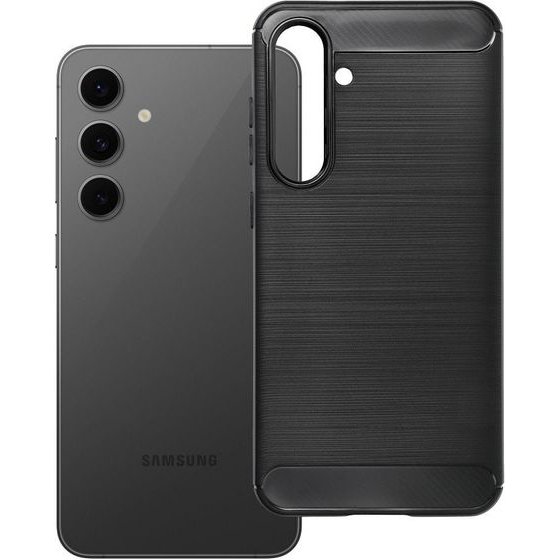 Case For Samsung S24 Fe Carbon 2.0 Black OEM