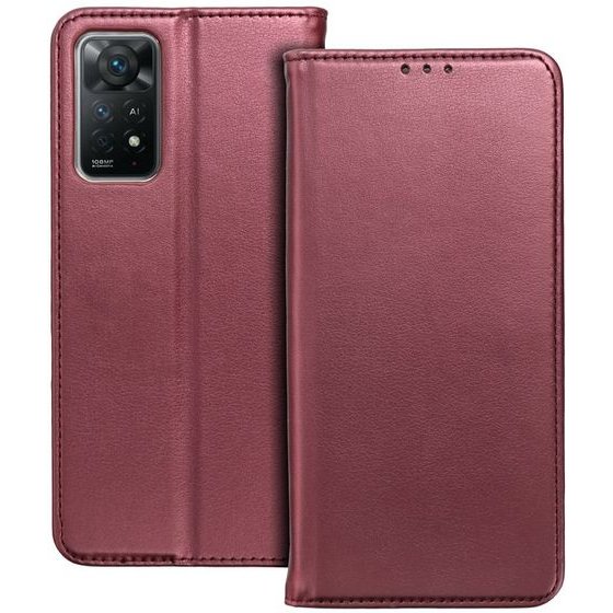 Flip Case For Xiaomi Redmi 17C Smart Magneto burgundy