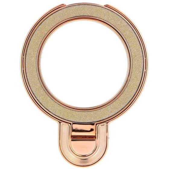 iSelf Circle Glitter Ring Stand Universal Mobile Holder Gold - (CGRINGHOLDG)