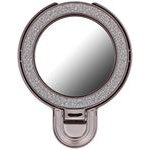 iSelf Circle Mirror Ring Stand Universal Mobile Holder Black - (CMRINGHOLDB)