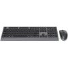 Gembird Dual-Mode Slim Wireless Desktop set, 2.4G+BT, Ru Layout - (KBS-WPS-02-CYRL)