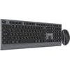 Gembird Dual-Mode Slim Wireless Desktop set, 2.4G+BT, Ru Layout - (KBS-WPS-02-CYRL)
