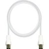 Vivanco Antenna Cable 3m Coax PLUG-Socket 75 Db White - (VVANX30MFW)