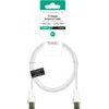 Vivanco Antenna Cable 3m Coax PLUG-Socket 75 Db White - (VVANX30MFW)