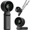 AECOOLY Halo 02 - Portable Handheld Fan, Black - (PB02-BK)