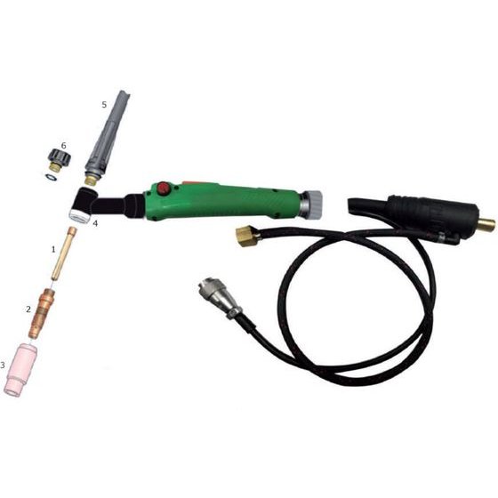 TECNOWELD �������� ������ o08mm - 10N49 ��� Tig �������� 17V & ECR26 Kit ����������: 10 ���. - (83022)