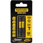 Top Master ���� ����������� Impact Torx �� ������� TX27 50mm ���������� 2���. - (338739)
