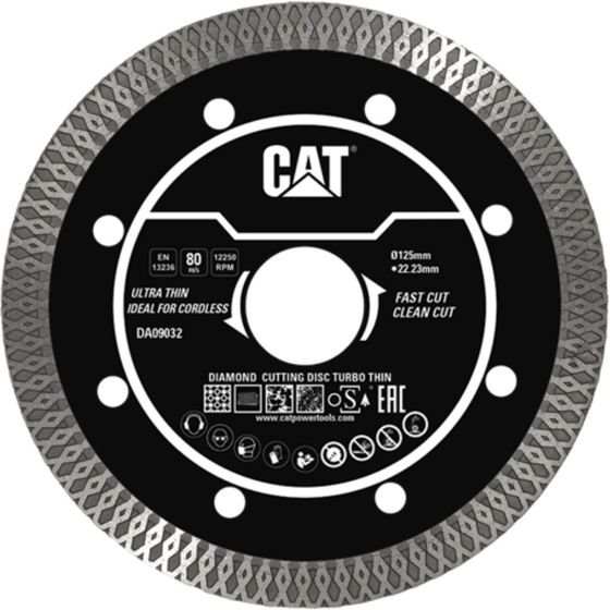 CAT ������ ����� �������� Turbo Super Thin (Gres) �� ��������� 125x22.23x1.4mm - (DA09032-1)