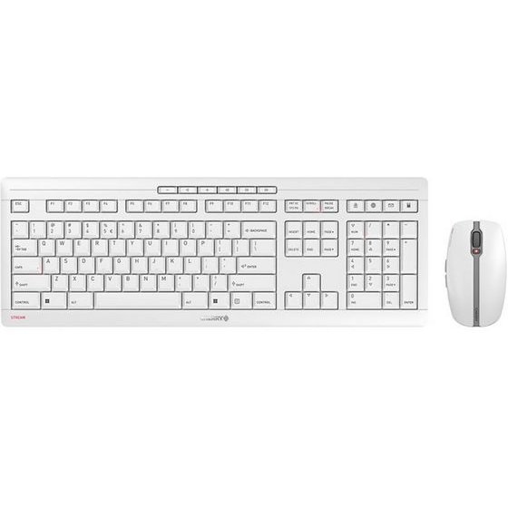 Cherry Mouse And Keyboard Set Stream Desktop Recharge / White - (JD-8560EU-0)
